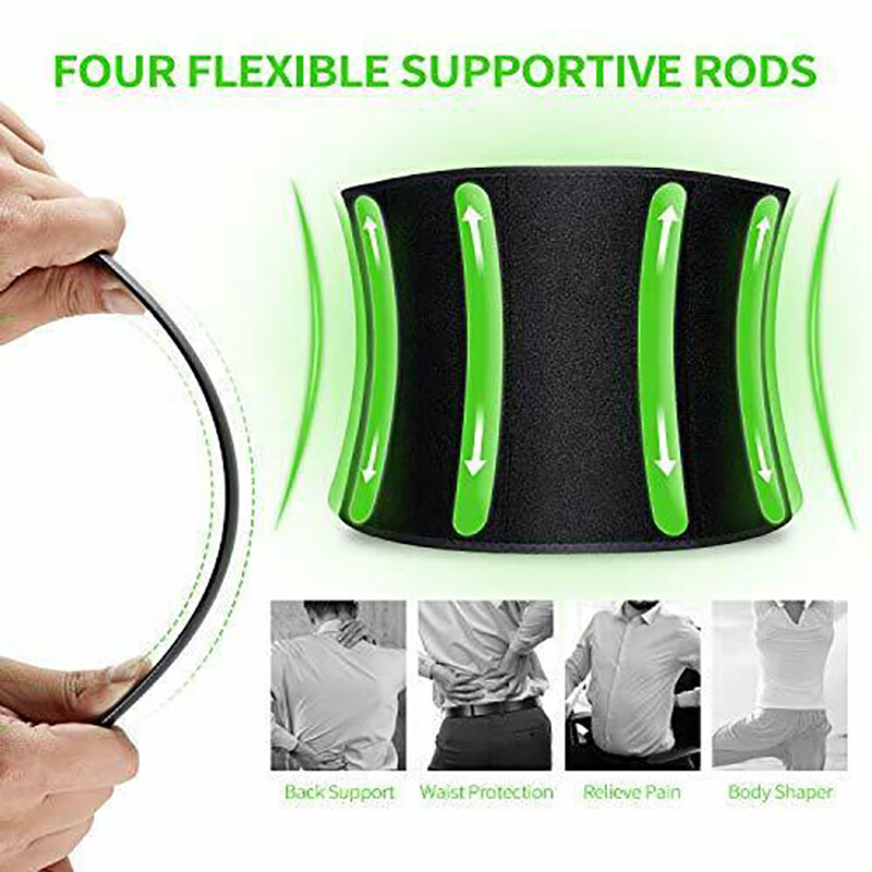 Exercise Wrap Belt Burn Fat Sweat Weight Loss Sport Body Shaper Waist Trimmer