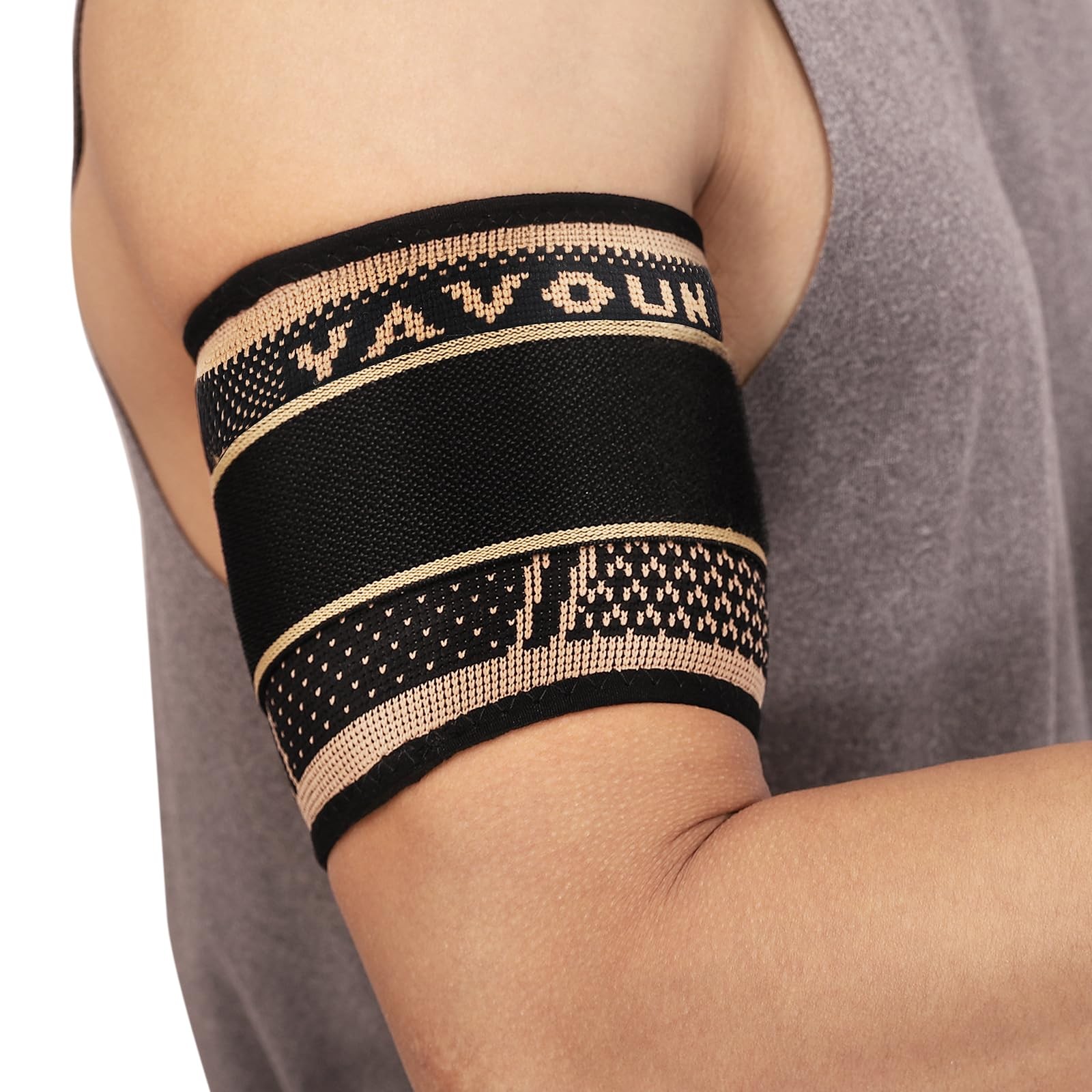 Bicep Tendonitis Brace with Compression 1Pair, Triceps Sleeves for Upper Arm …