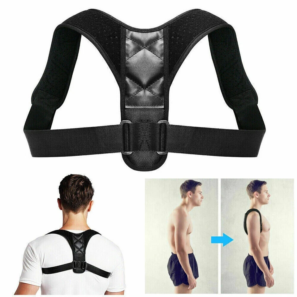 Posture Corrector Back Brace Adjustable Shoulder Support Belt For Men Women
