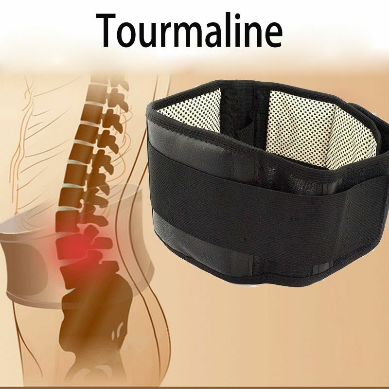 Tourmaline Self Heating Magnetic Therapy Support Belt Lumbar Back Waist Brace