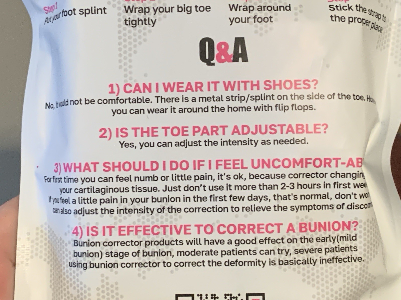 NEW Sealed Package ShrooFit Bunion Corrector Fix Foot Pain Size Large/Xlarge