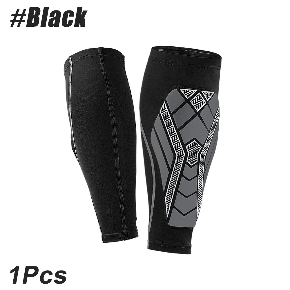 Sport Calf Compression Sleeves with EVA Pad for Men Women, Leg Sleeve and Shin S