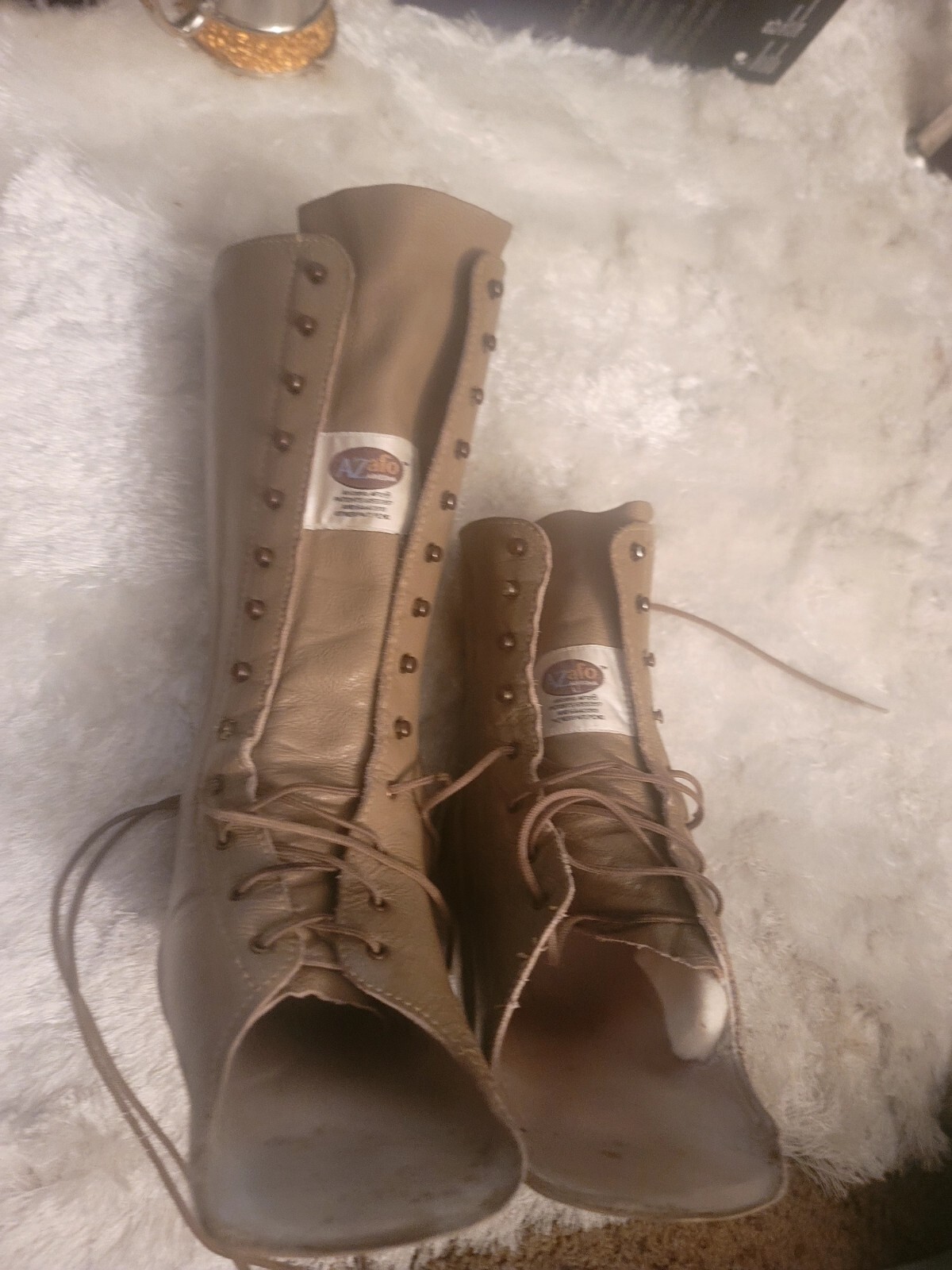 Azafo Arizona Leather Left/Right Foot Ankle Brace Boot AFO Drop