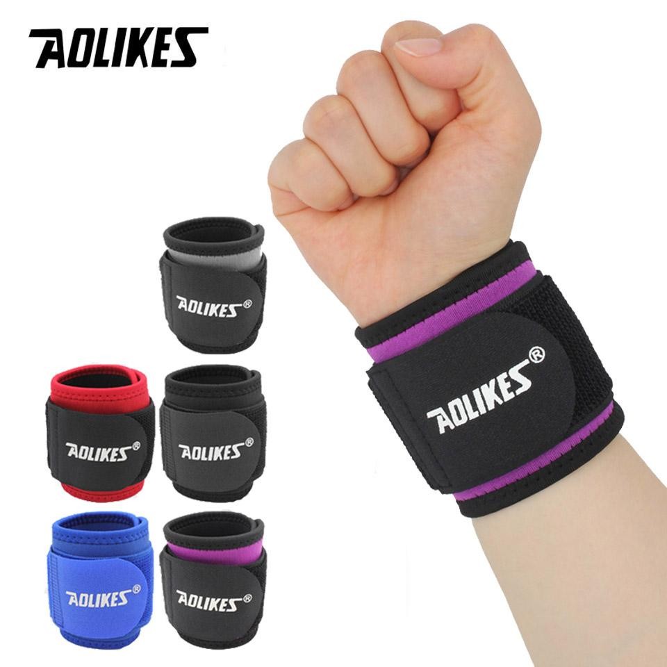 Aolikes 1pcs Adjustable Wrist Support Brace Brand Wristband Men and Women Gym Wr