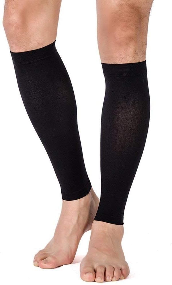Calf Compression Sleeve for Men & Women, 1 Pair, Footless Compression Socks 2…