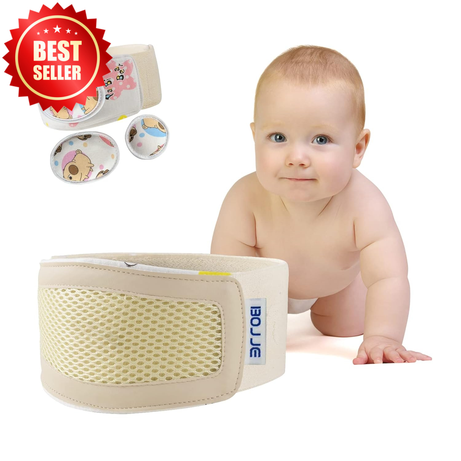 Baby Infant Umbilical Hernia Truss Support Abdominal Binder 15-20″ US