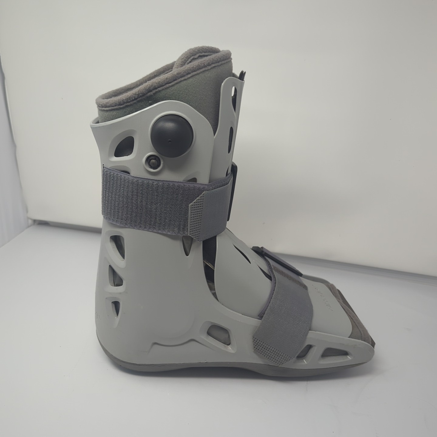 Aircast AirSelect Short Walking Boot Large Walker Brace Foot Fracture Ankle Gray
