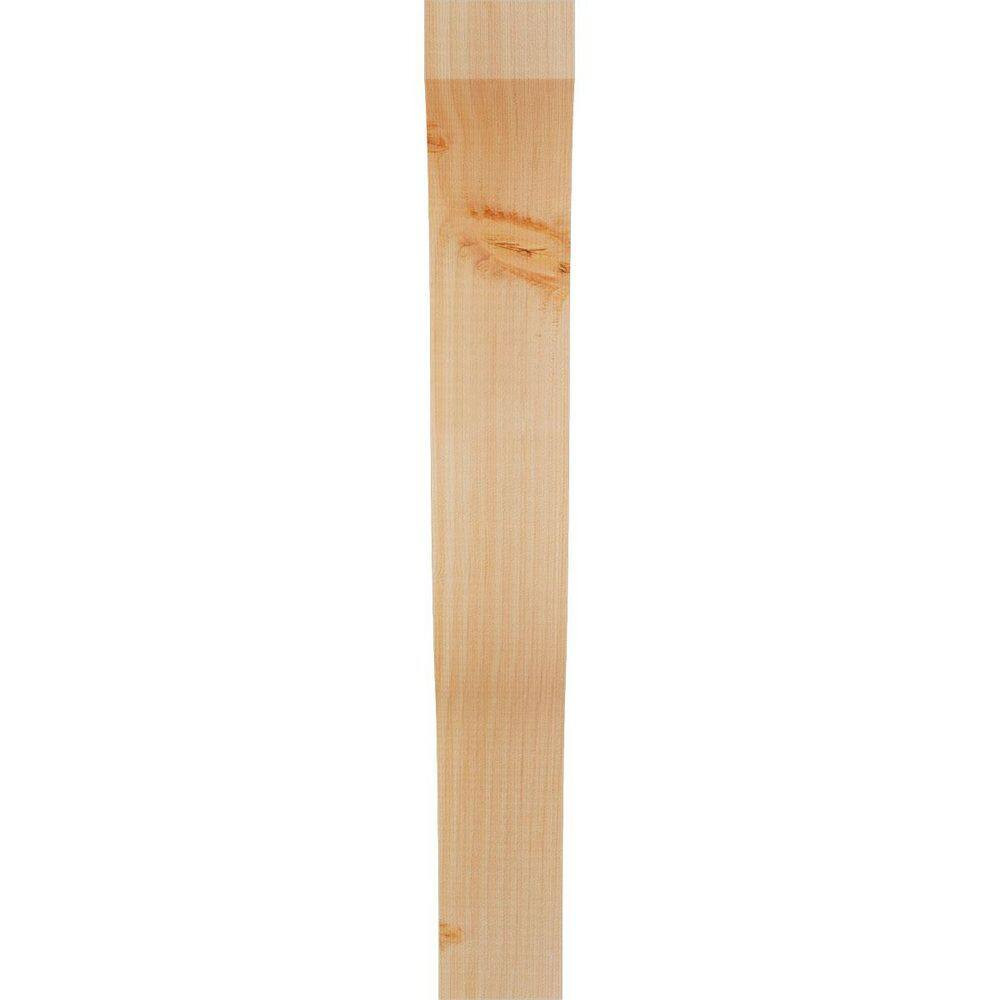 3 1/2″W X 18″D X 26″H Funston Smooth Knee Brace, Douglas Fir