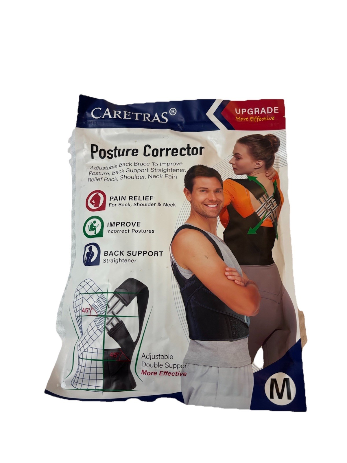 Caretras Posture Corrector Medium 28-33 MSRP $22.95 New Sealed
