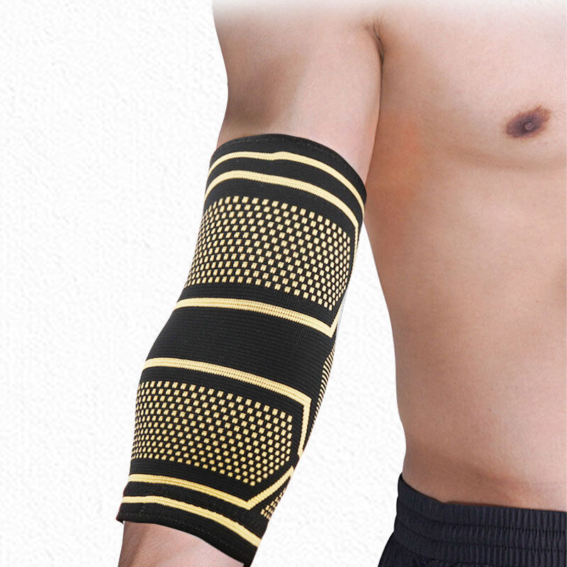 Copper Elbow Compression Sleeve Elbow Brace For Tennis Arthritis Bursitis