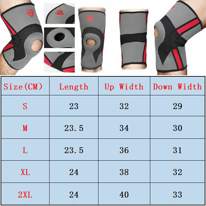 Knee Support Brace Compression Sleeve Sports Pad For Arthritis Pain/Running/Gym