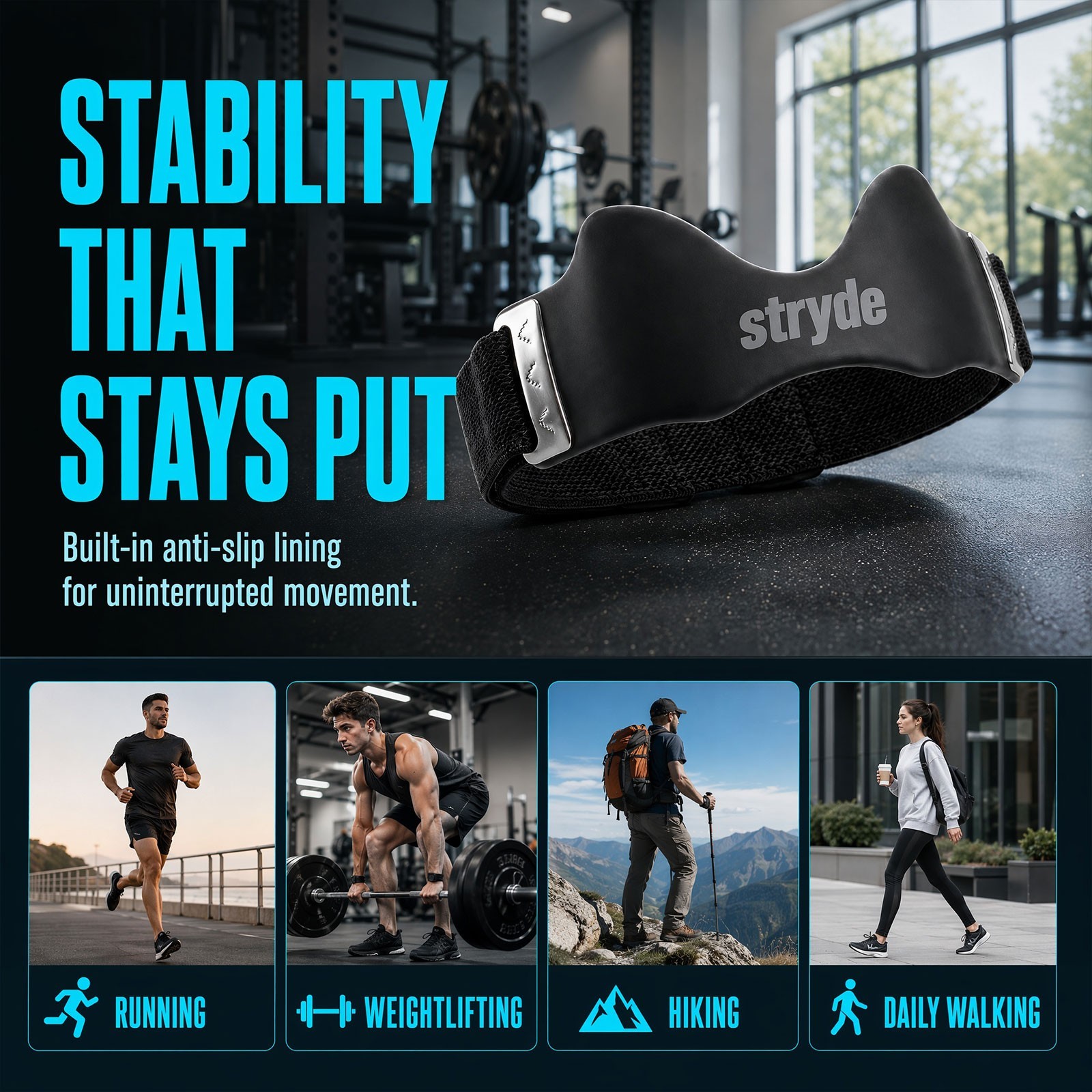 Stryde Precision Knee Strap Patellar Tendon Sports Knee Support