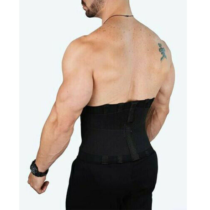 Men’s Waist Trainer Body Shaper Sauna Sweat Belt Tummy Control Band Fat Burner
