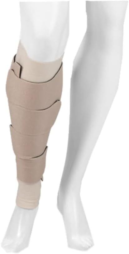 Juzo Reversible Versatile Support 30-60mmHg Calf Compression Wrap, Beige, M Max
