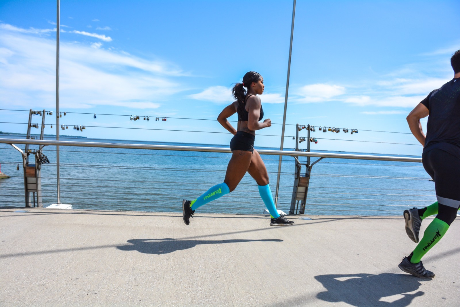 Women Pro Active Compression Socks Performance Running Sports by FitsBalance