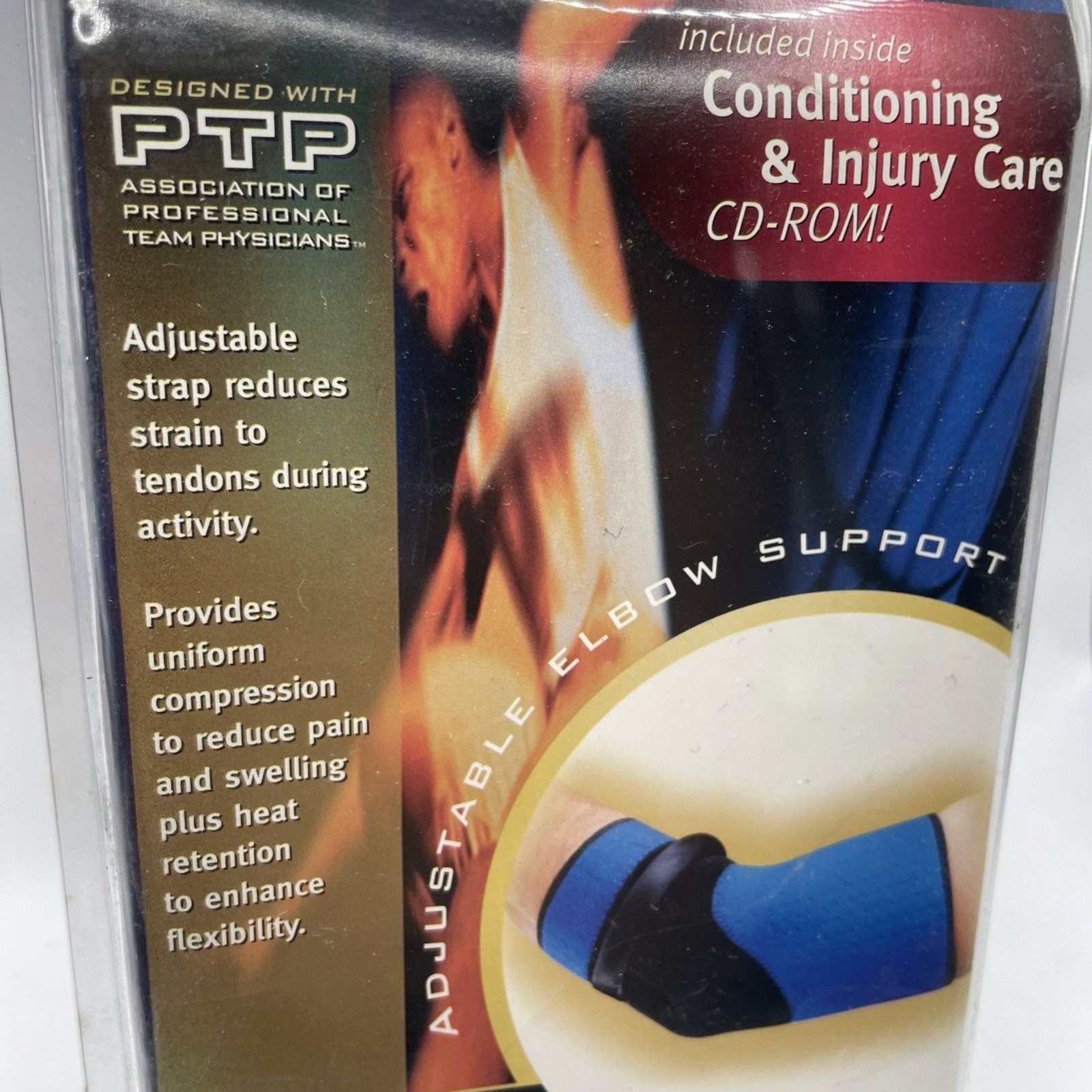 Elbow Support Brace Lot 2 Compression Strap Tennis Golf Pain Relief New Sealed