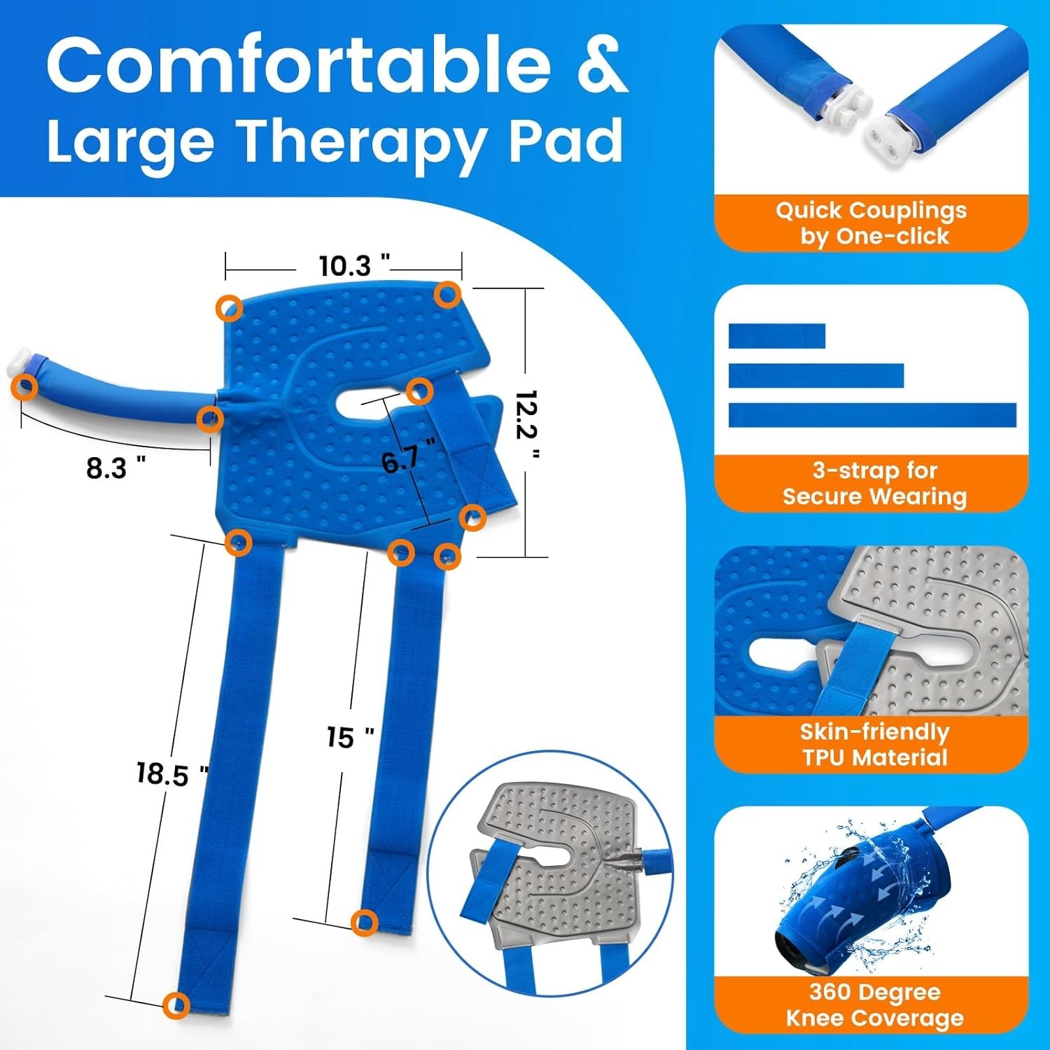 Cold Therapy Machine, Ice Machine for Knee Care After-Surgery, Knee Replaceme…