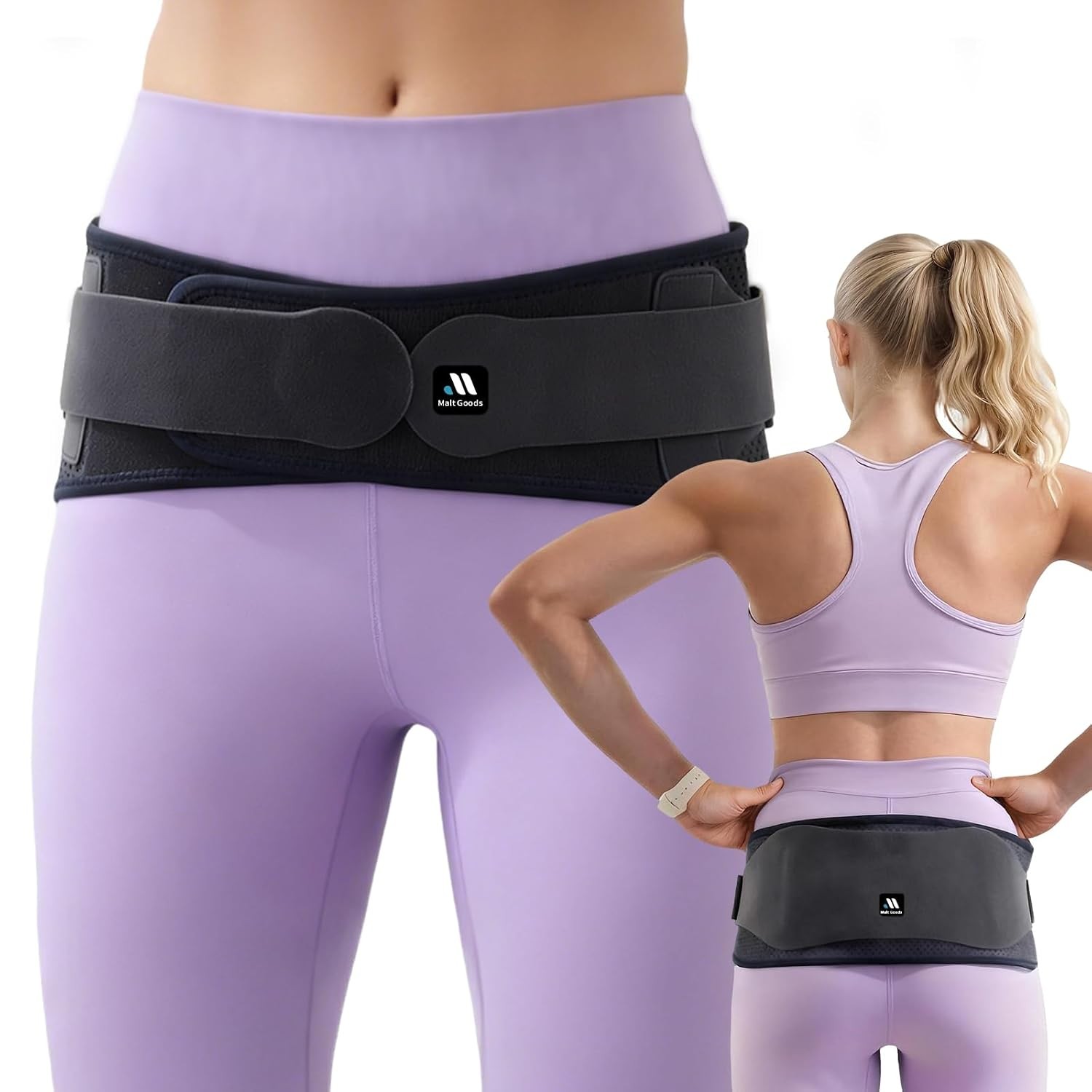 Sacroiliac Joint Belt SI Joint Support 3D Massage Belt Anti Slip Sacroiliac