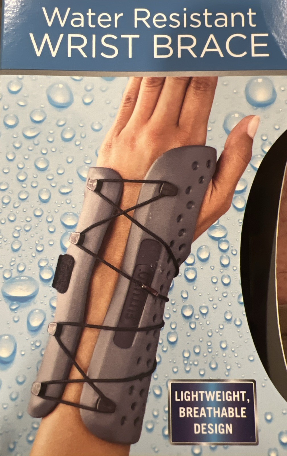 FUTURO Water Resistant Wrist Brace LEFT Handed MEDIUM & SMALL Sizes S/M Proof