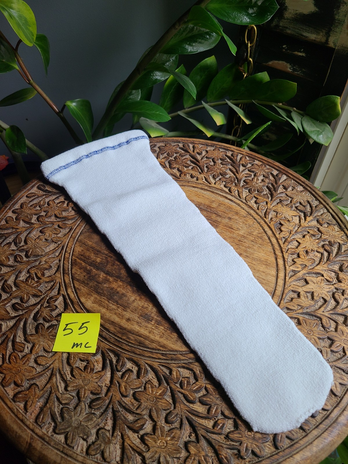 Cool Blue 5 Ply Prosthetic Sock Distal Hole Size 1-2 16-20″ USA Made New
