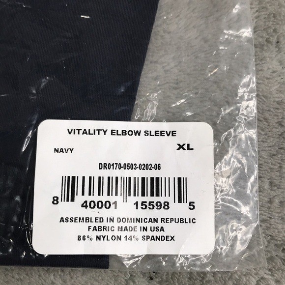Tommie Copper Set of 3 Performance Elbow Sleeves Navy Blue Unisex Size XL