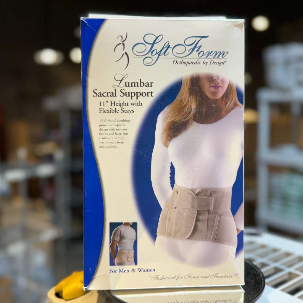 FLA Soft Form Lumbar Sacral Support w/ Flexible Stays, 11″ Height Beige 3X-Large