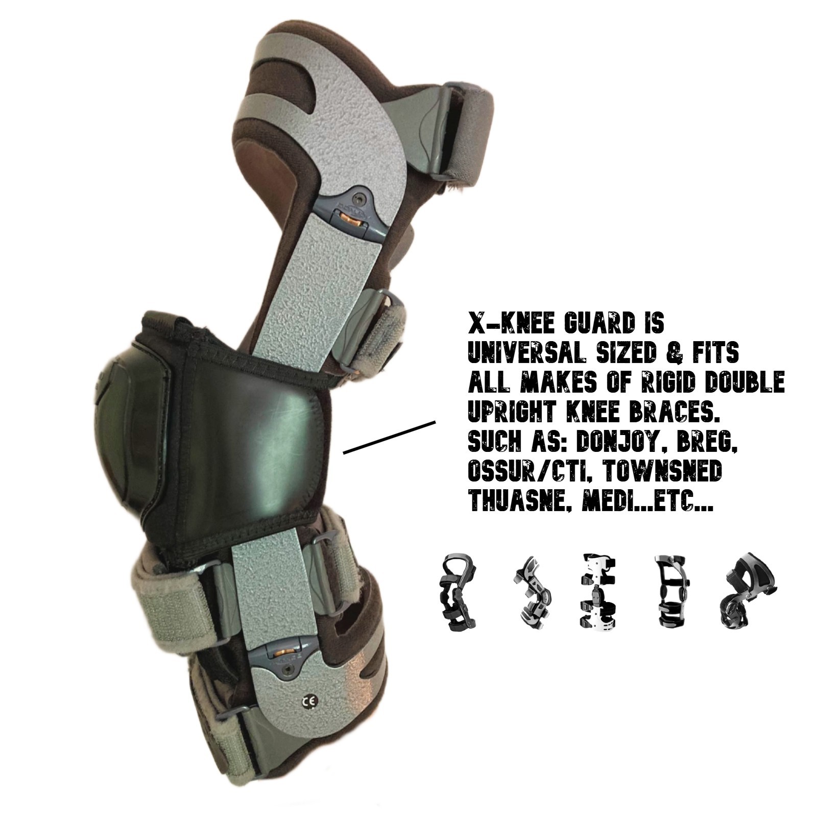 Knee Brace Accessories – Knee Impact Protection Guard – DonJoy, Ossur CTi, Breg