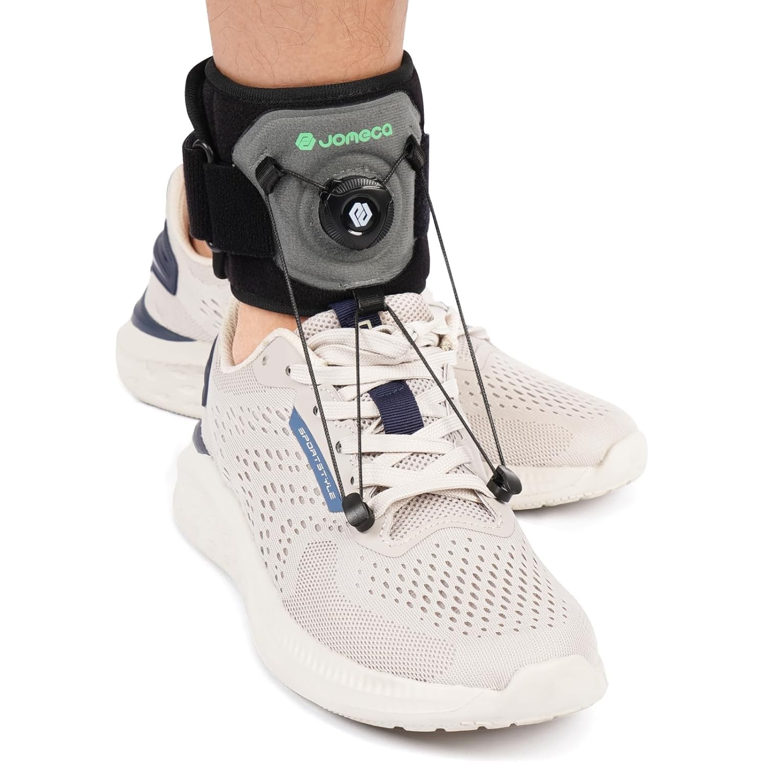 AFO Foot Drop Brace with Upgraded Dial for Adjustable Dorsiflexion, Drop Foot Br