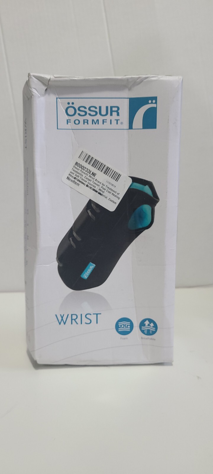 Ossur Formfit Wrist Brace for Treatment of Tendonitis Carpel Tunnel Injuries 8in
