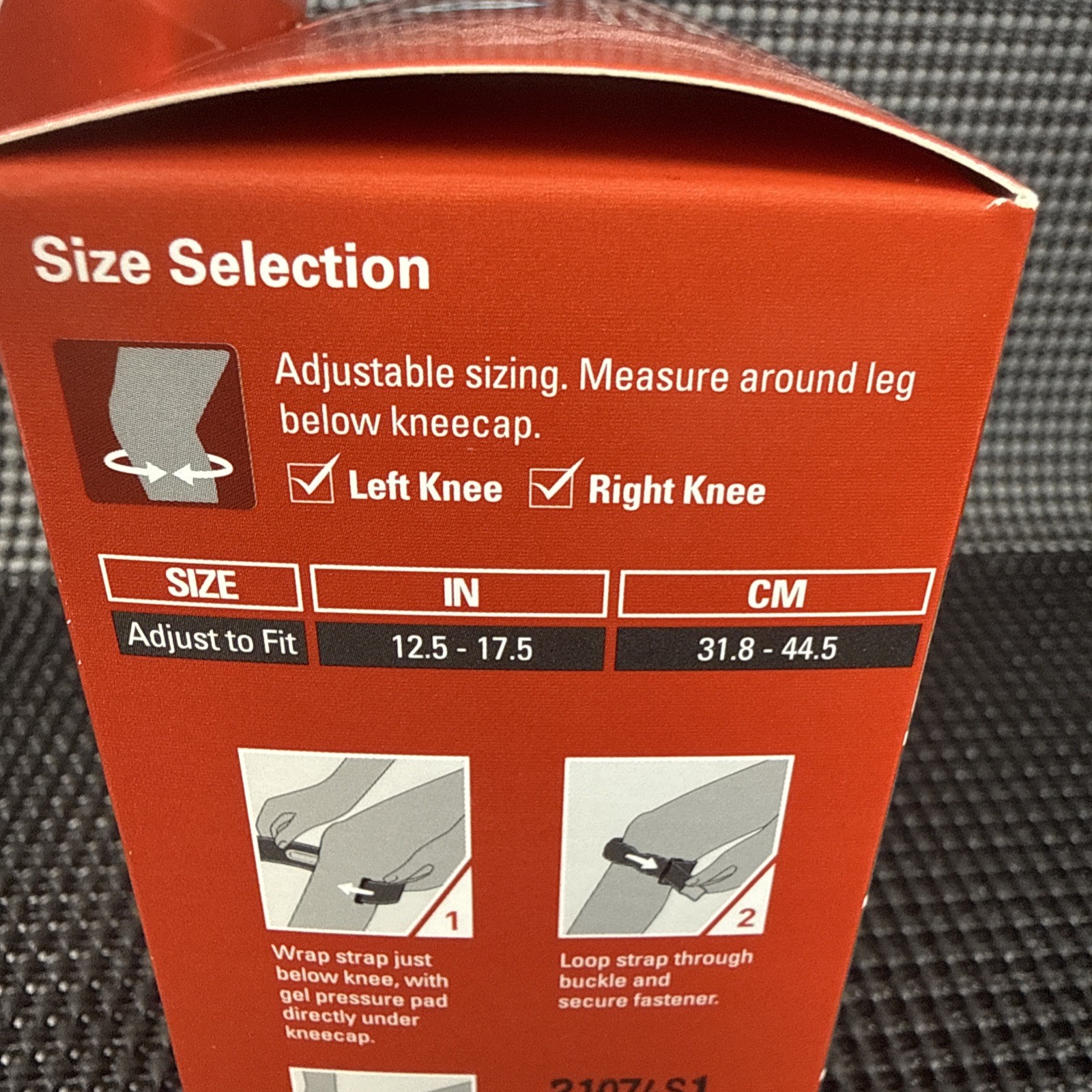 ACE Knee Strap For Mobility And Support One Size Adjustable Left or Right – New