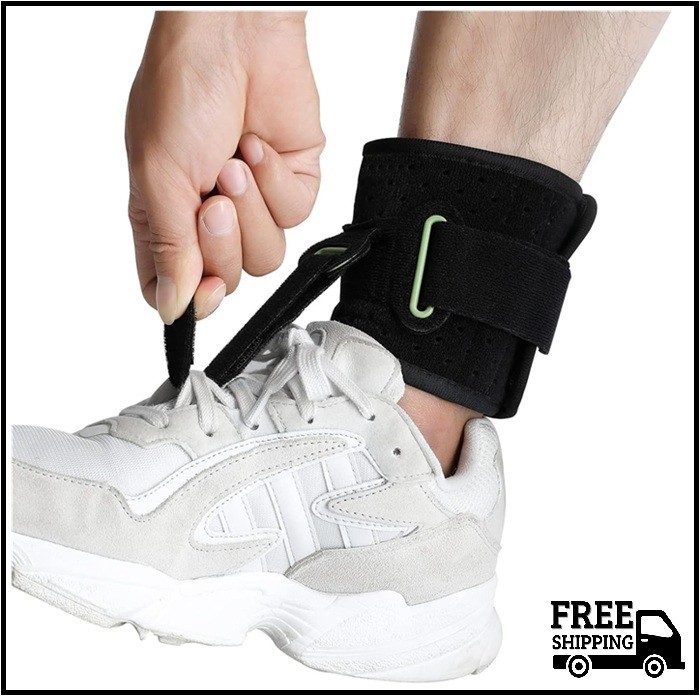 Adjustable Drop Foot Brace Foot Up Afo Brace Unisex Fits for Right/Left Foot Ort