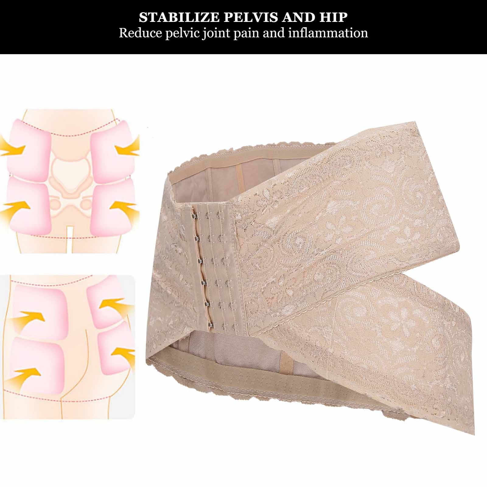 HipUp Pelvis Correction Belt Postpartum Belt Women Pelvic Correction Belt (S NEW
