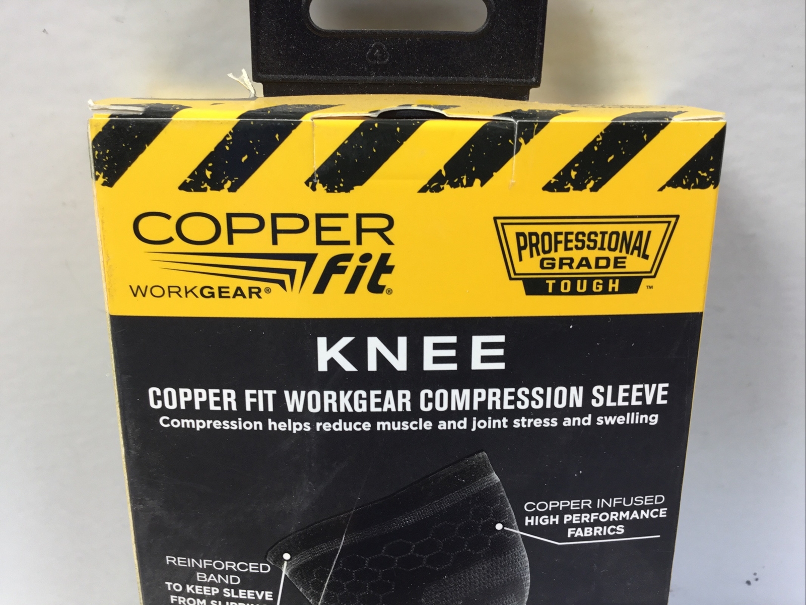 COPPER FIT WORKGEAR KNEE COMPRESSION SLEEVE S/M 12”- 16” Active Sports Tough