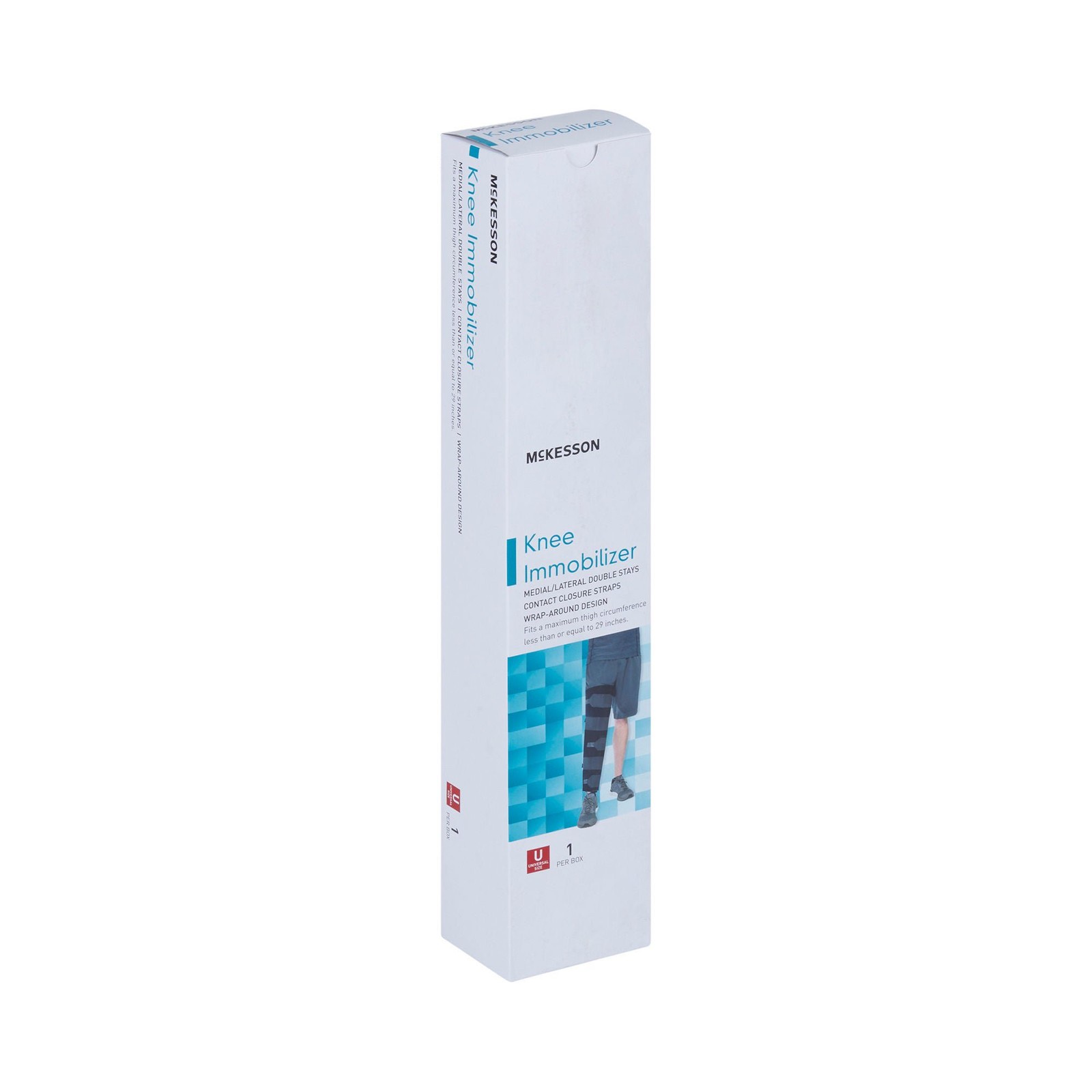 McKesson Foam Knee Immobilizer One Size 1 Each