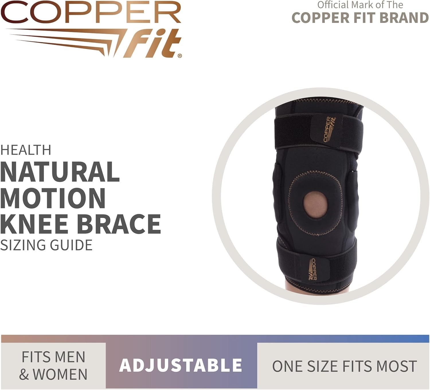 TRI-PIVOT Hinge Knee Brace – Adjustable, Odor-Reducing Support for Active Adults
