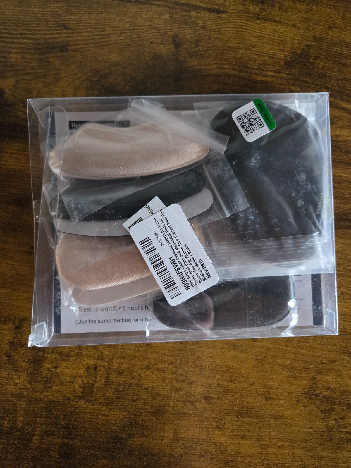 Set of 3 foot care cushions packs