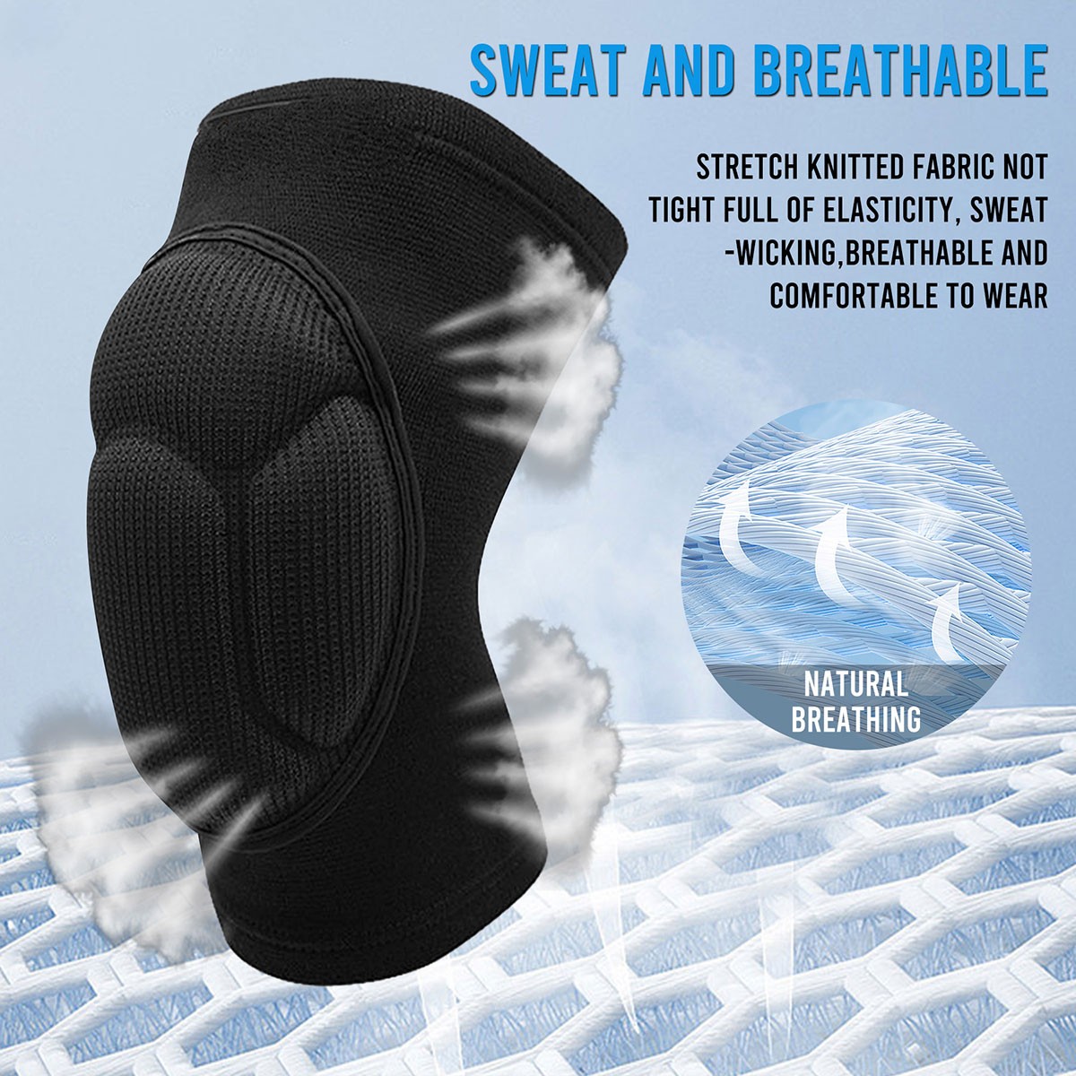 1 Pair Professional Knee Pads Leg Protector For Sport Work Flooring Construction