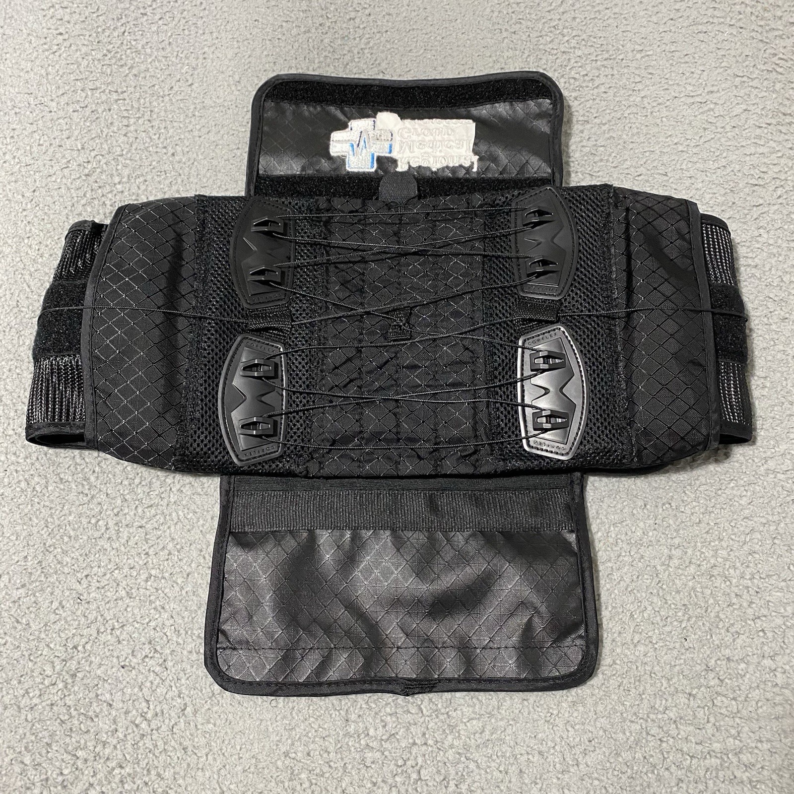 Corflex Patriot II 2 Back Brace Black Universal Adjustable Cool Mesh 92-5103-167