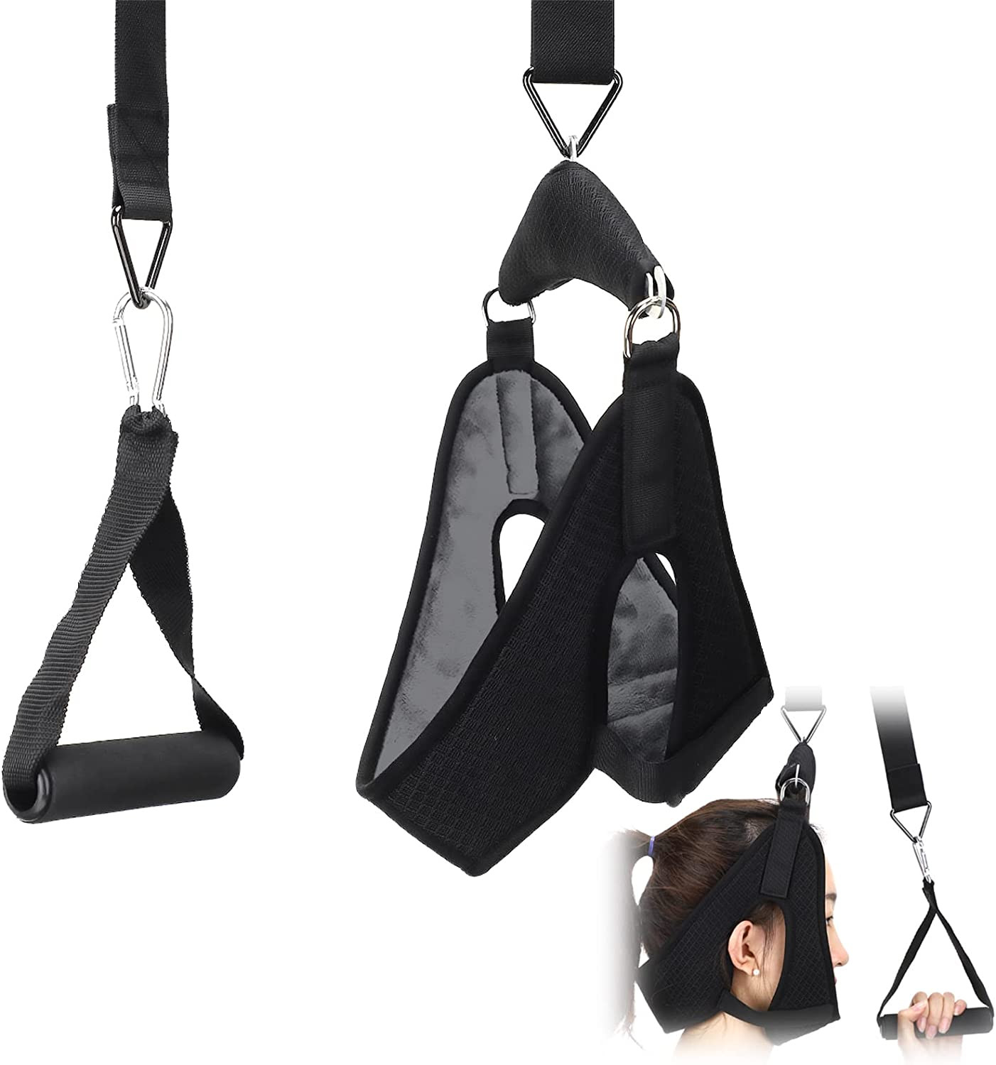 Over Door Cervical Neck Traction Device Stretcher Brace Neck Pain Relief Support
