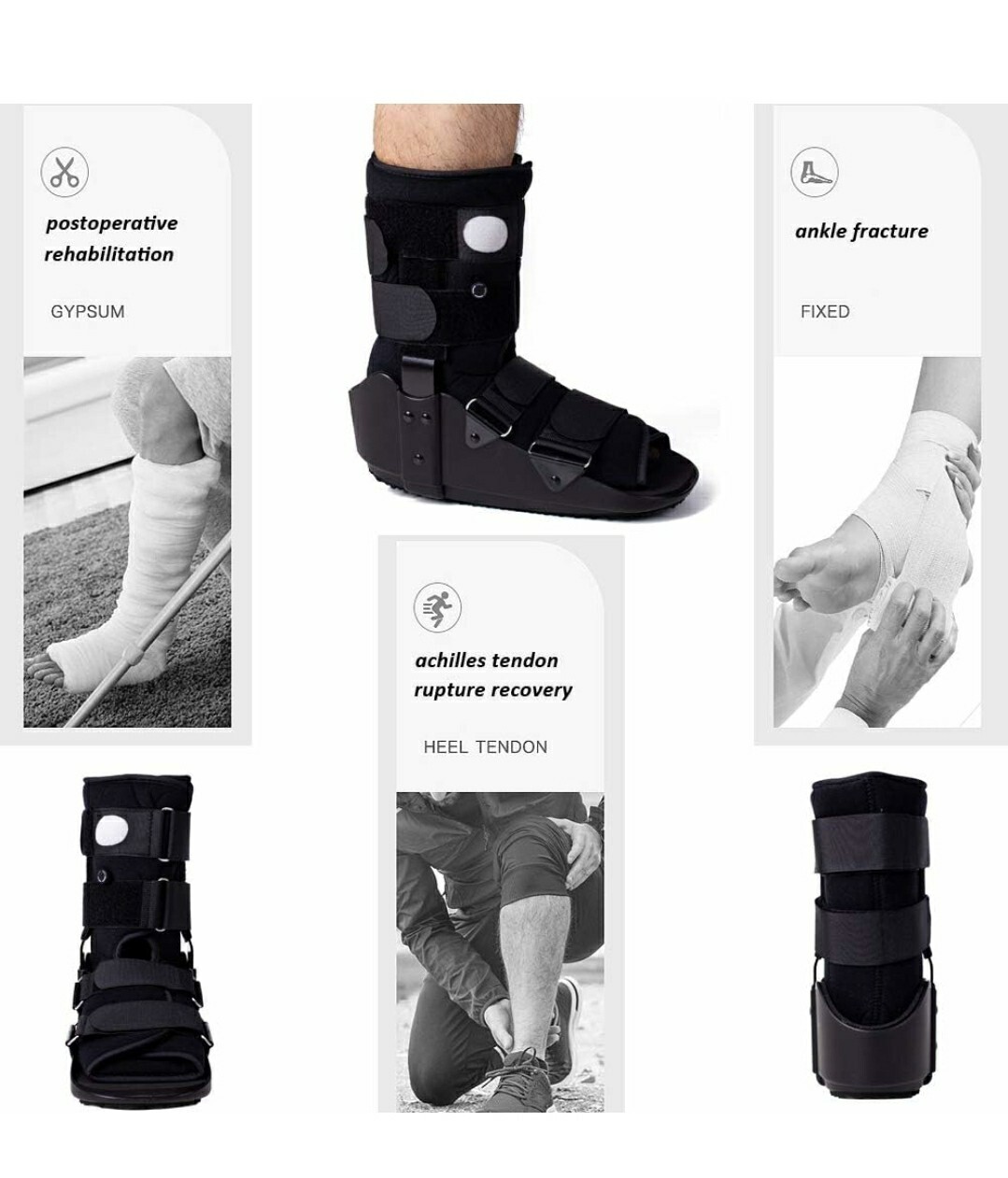 Kefit Walking Boot Adult Boot Fractured/Broken Foot or Ankle Size Medium