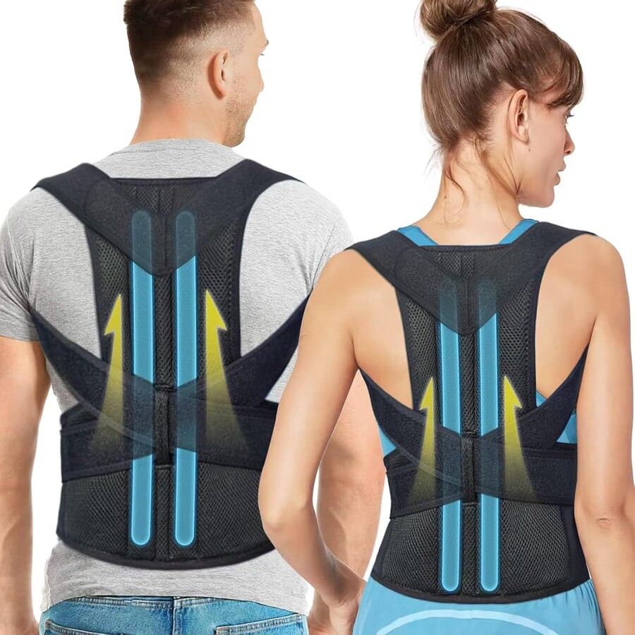 Posture Corrector Adjustable Back Brace Shoulder Support Clavicle Belt Men Women