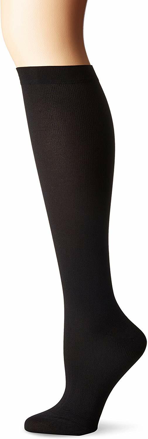 Women’s Travel Knee High Socks with Graduated Compression Shoe Size 8 – 10 (1)