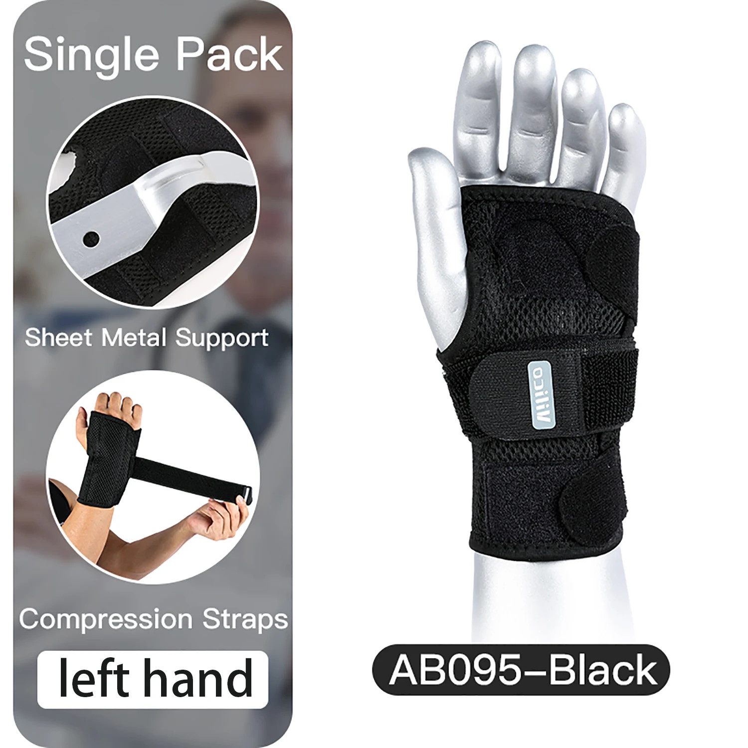Breathable Wrist Support Professional Splint Wrist Brace Protector Band Arthriti
