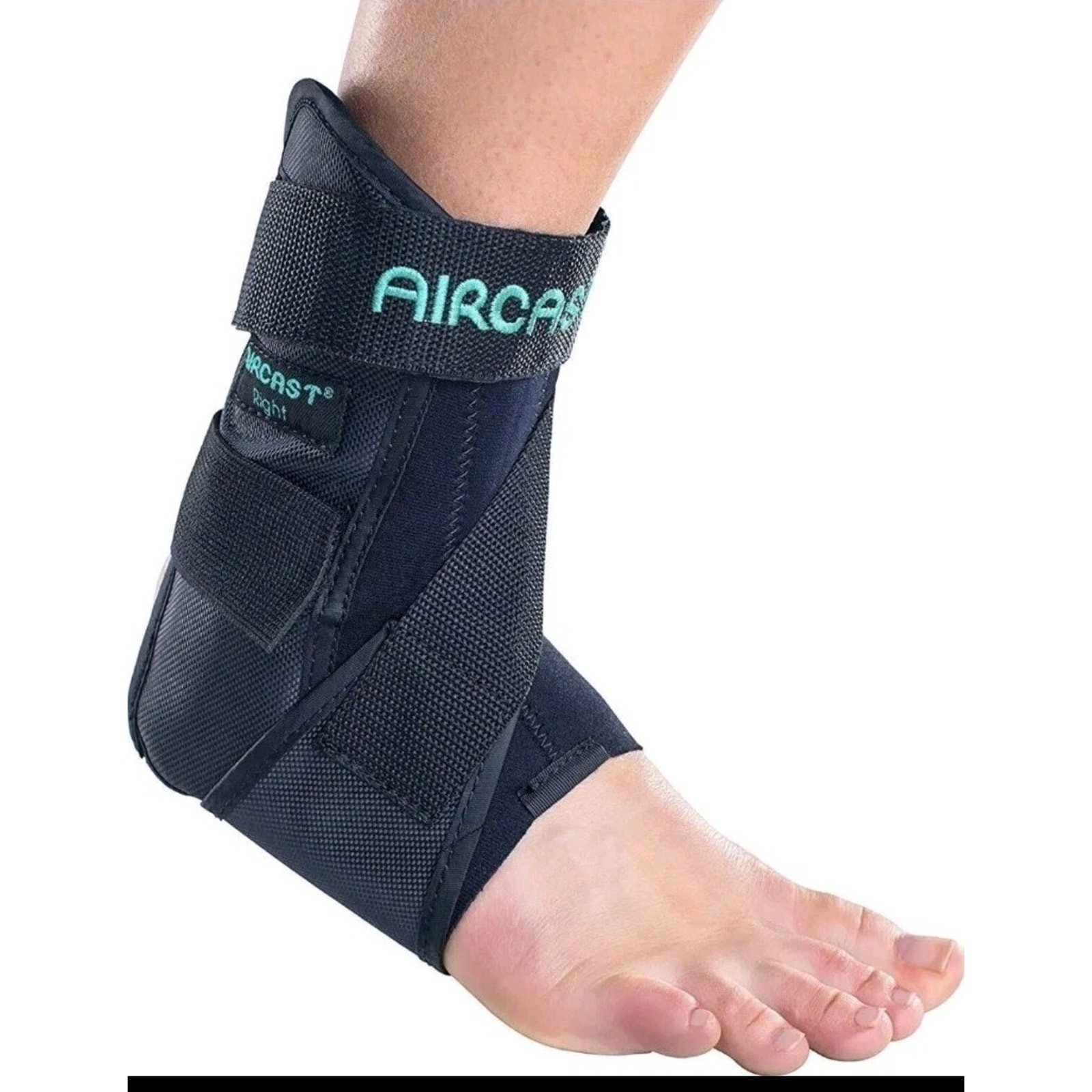 Aircast Airsport Ankle Support Stabilizer Brace Black Medium Left