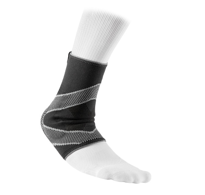 MCDAVID Adult Ankle Sleeve/4-Way Elastic w/Gel Buttresses 5115 Size S -Black NWT