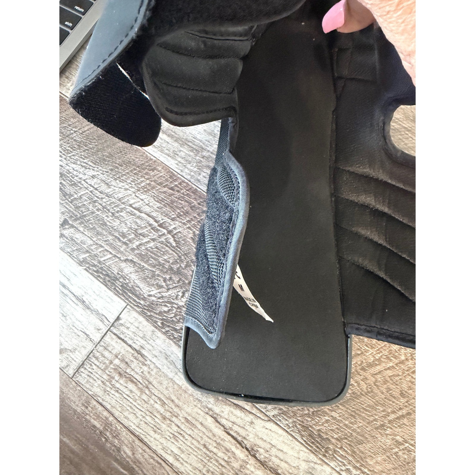 ProCare Medical Squared Toe Post-Op Shoe Black M Adjustable Fracture Foot