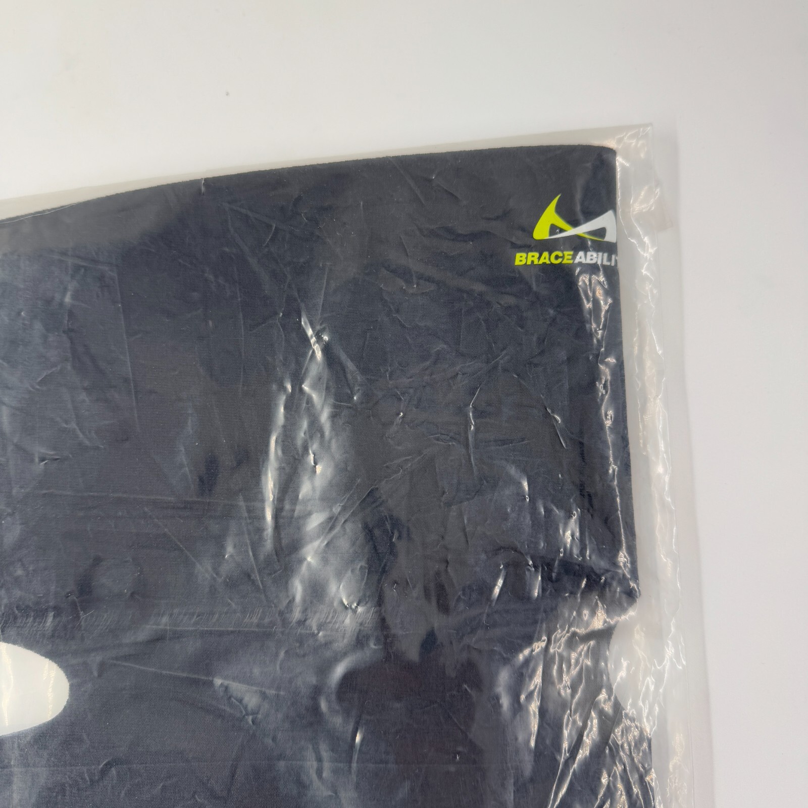 Braceability Open Patella Open Back Knee Sleeve 4XL Black