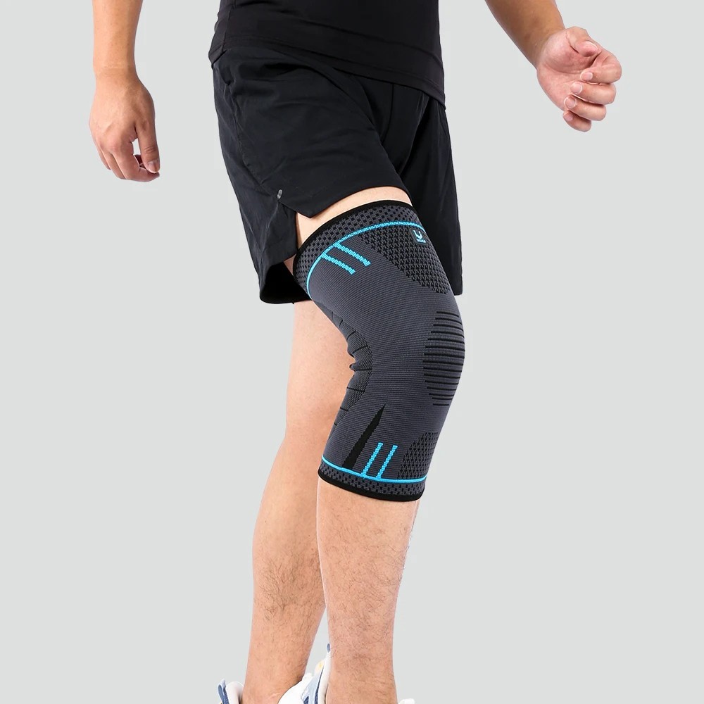1 PC Knee Pads Strap Patella Medial Support Meniscus Silicone Compression Protec