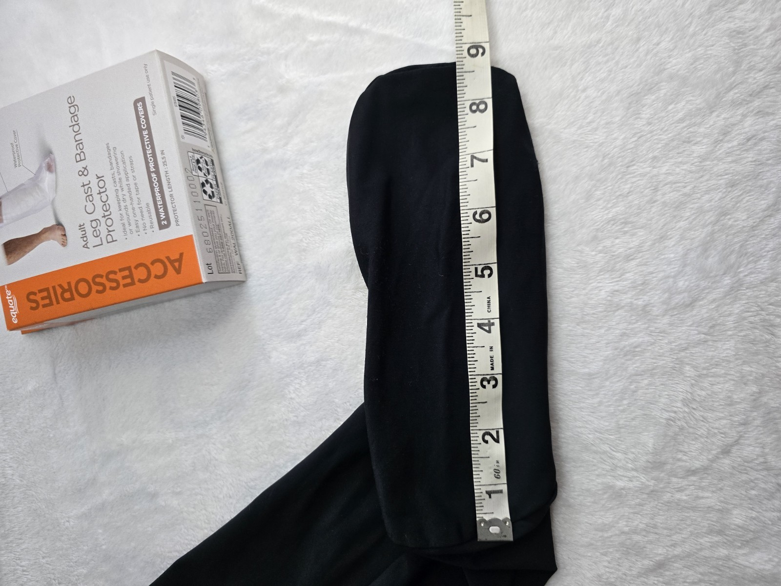 Lot Of Leg Cast Covers: Cast CoverZ Black Cast Sock And Shower Covers SEE DESCRI