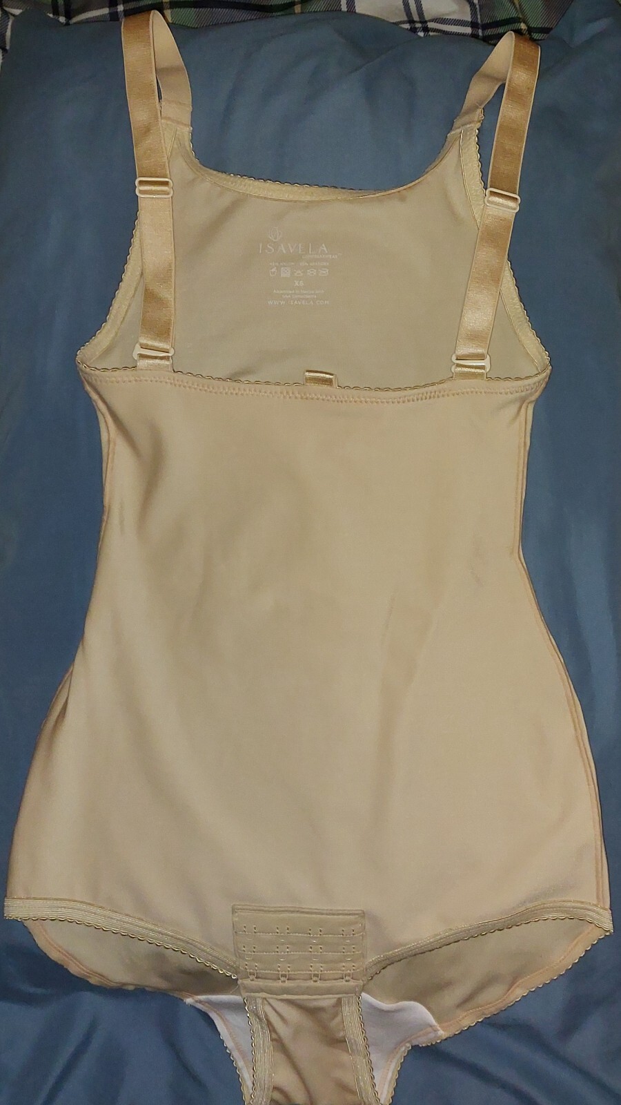 Isavela Body Suit with Suspenders Panty Length 2nd Stage BS02-XS-BE